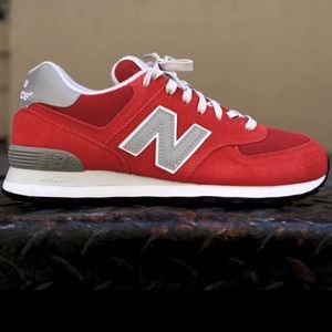 red and gray new balance